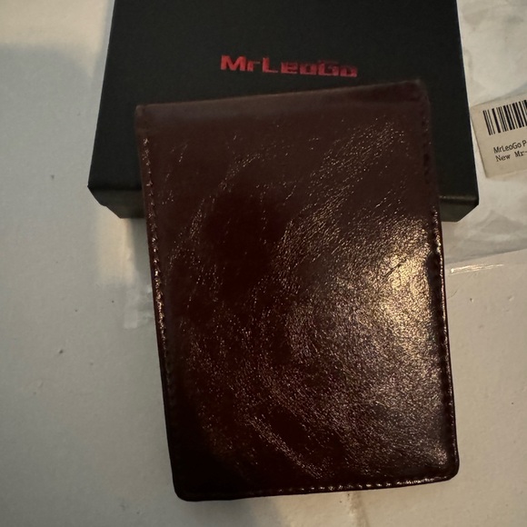 Men’s Slim Wallet with money clip Giftable - Picture 3 of 5